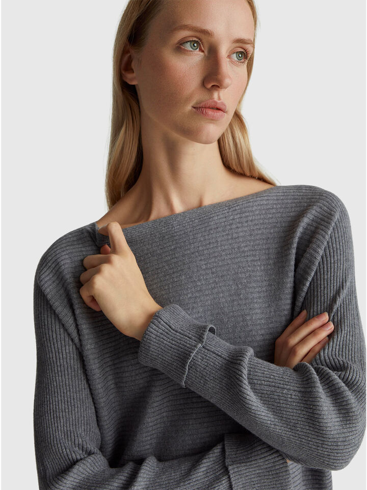 BOAT-NECK SWEAT.L/S Women image number 4